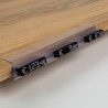Fixation pour étagère en bois 18-25mm